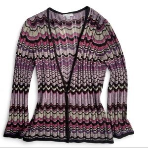 Beautiful‎ Dress barn wavy retro vibes cardigan ✨